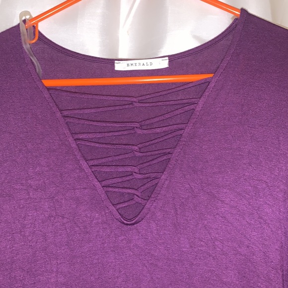 Purple long sleeve dress - Picture 2 of 3